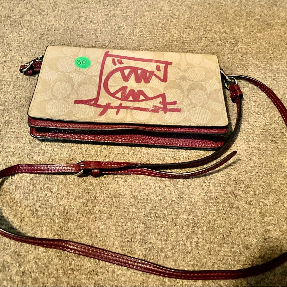Coach  CrossBody Strap Purse